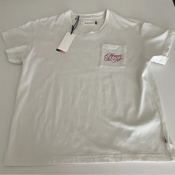 Honor The Gift T-Shirt White Woman’s Small “Thread The Needle” Graphic Sample - Picture 9 of 10